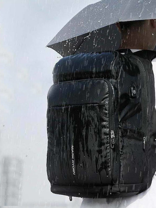 Mark Ryden MR7080D Wasserdichte Rucksack Für Laptop 17.3 Mit USB-Anschluss In Schwarz