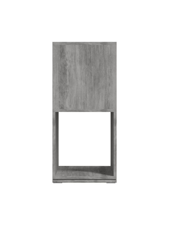 Grey Concrete Bookcase 34.5x34.5x75.5cm