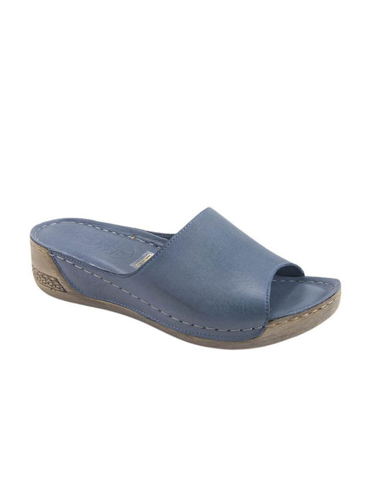 Damen-Pantolette Safe Step Blau