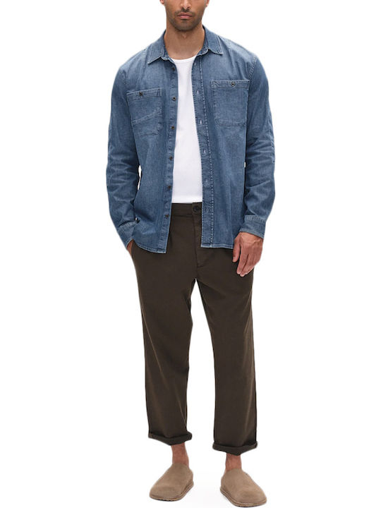 Firenze Trousers Elastic in Relaxed Fit Khaki
