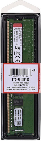 Kingston 16GB DDR4 RAM cu Viteză 2666 pentru Server