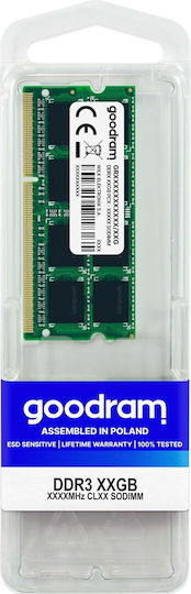GoodRAM DDR3 με Module 1x8GB και Ταχύτητα 1600 για Laptop