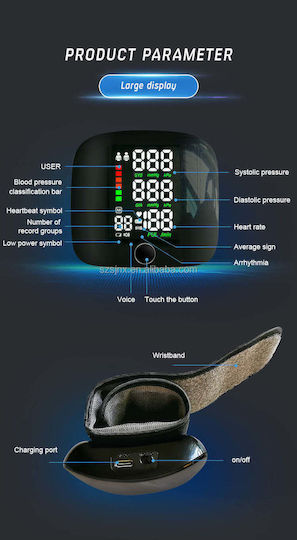 Electronical Blood Pressure Monitor Wrist