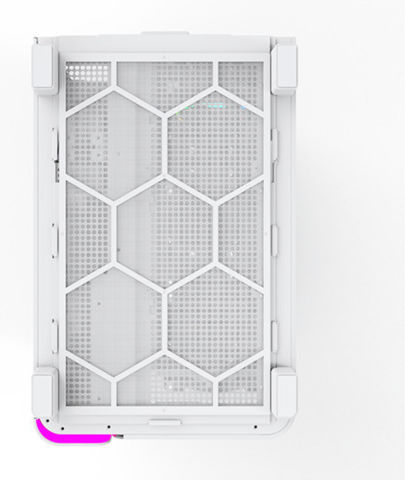 Montech King 95 Pro Геймърско Midi Tower Компютърна Кутия с Страничен Прозорец Бяла