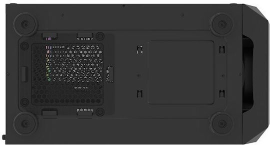 Natec Fury Shobo SH4F Gaming Midi Tower Κουτί Υπολογιστή με Πλαϊνό Παράθυρο και RGB Φωτισμό Μαύρο