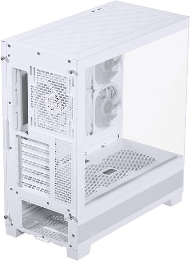Phanteks XT Gaming Midi Tower Κουτί Υπολογιστή με Πλαϊνό Παράθυρο και RGB Φωτισμό Λευκό