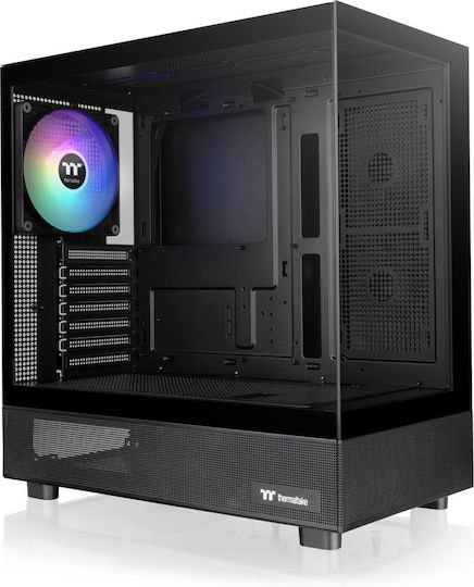 Thermaltake 270 TG ARGB Gaming Midi-Turm Computergehäuse mit Seitenfenster Schwarz