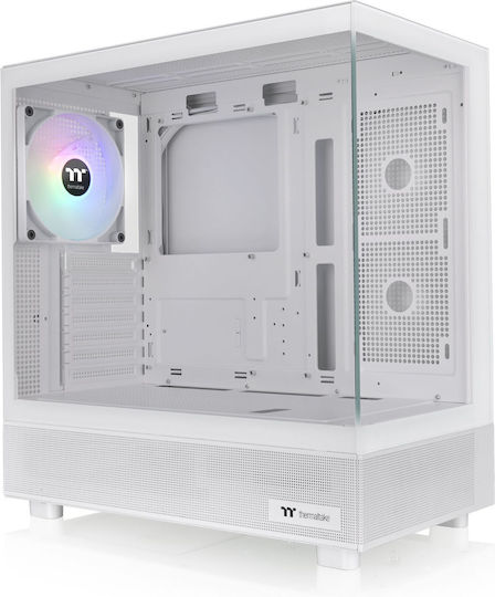 Thermaltake 270 TG ARGB Gaming Midi-Turm Computergehäuse mit Seitenfenster Snow