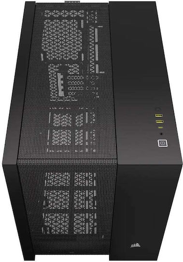 Corsair 2500D Airflow Gaming Midi Tower Computer Case with Side Window Black