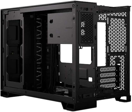 Corsair 2500D Airflow Gaming Midi Tower Computer Case with Side Window Black