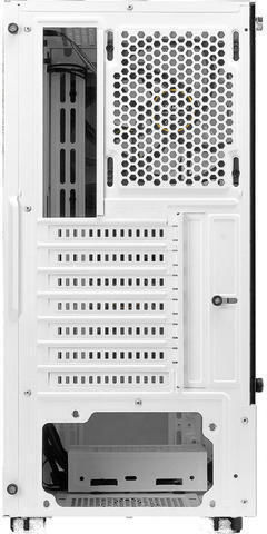 Gamdias TALOS E3 Gaming Midi Tower Computer Case with Window Panel and RGB Lighting White