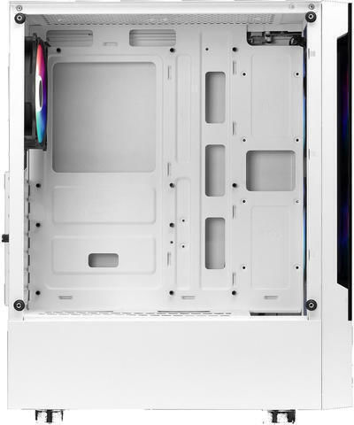Gamdias TALOS E3 Gaming Midi Tower Computer Case with Window Panel and RGB Lighting White