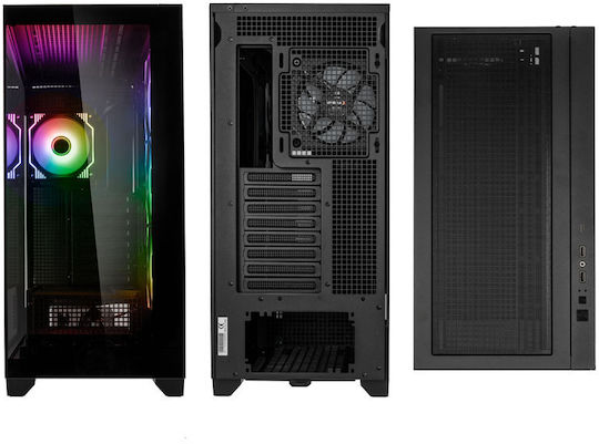 Kolink Unity Arena Gaming Midi Tower Κουτί Υπολογιστή με RGB Φωτισμό Μαύρο