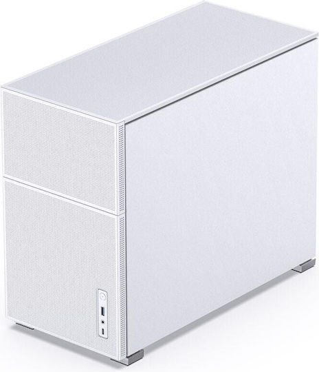 Jonsbo D31 Mesh Gaming Mini Tower Computer Case with Side Window White