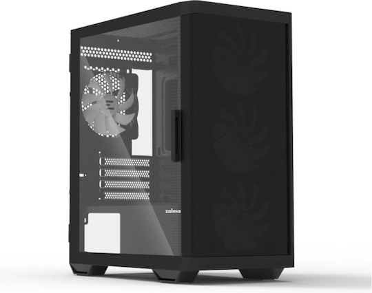 Zalman M4 ARGB Геймърска Мини Кула Компютърна Кутия Черна