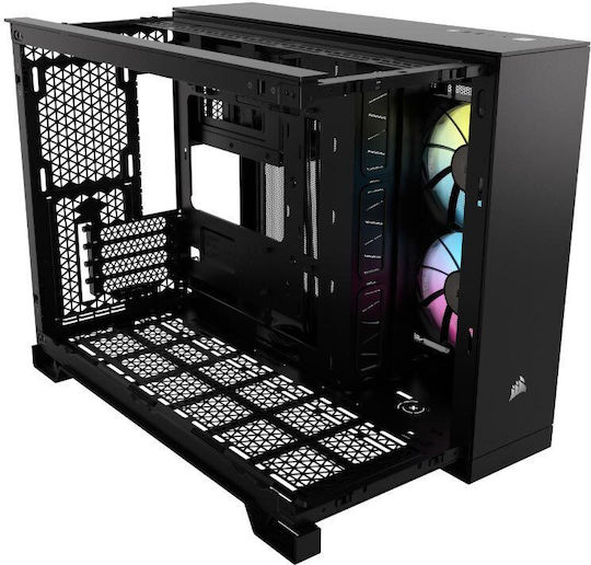 Corsair iCUE 2500X RGB Gaming Mini Tower Computer Case with Side Window Black