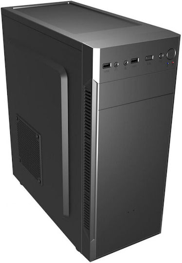 FSP/Fortron CMT160 Midi-Turm Computergehäuse Schwarz
