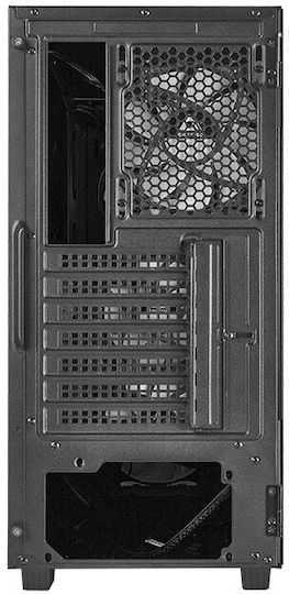 Chieftec Hunter 2 Геймърско бюро Midi Tower Компютърна кутия със страничен прозорец и RGB осветление Черен