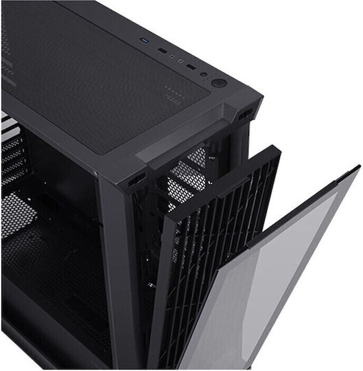 Evolveo Ptero Q2 Gaming Midi Tower Computer Case With Side Window Black