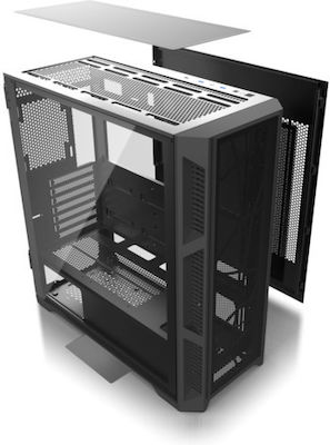 Raijintek Ponos Ultra MS4 Gaming Full Tower Computer Case with Window Panel and RGB Lighting Black