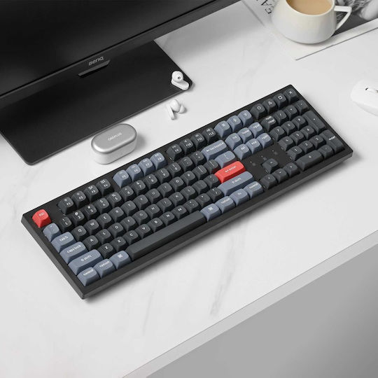 Keychron K10 Pro Wireless Gaming Mechanical Keyboard with Keychron K Pro Brown switches and RGB lighting (English US) K10P-H3