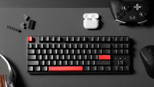 Keychron Lemokey X1-A1 QMK/VIA X1-A1 Gaming Mechanical Keyboard Tenkeyless with Keychron Red Switches and Illuminated Keys English US