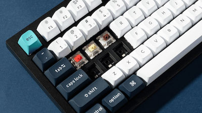 Keychron Q6 Max Fără fir Gaming Tastatură Mecanică cu Gateron Jupiter Brown switch-uri și iluminare RGB (Engleză US) Q6M-M3