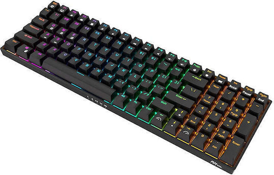 Royal Kludge RK100 Drahtlos Gaming Mechanische Tastatur mit Benutzerdefiniert Braun Schaltern und RGB-Beleuchtung (Englisch US)