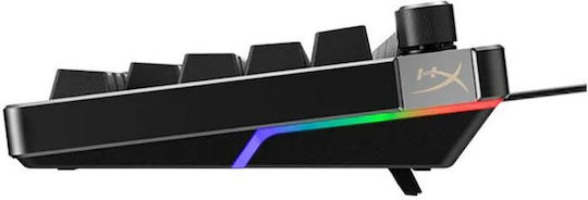 HyperX Alloy Rise 75 Гейминг Механична Клавиатура 75% с HyperX Red суичове и RGB подсветка (Английски US) Черен