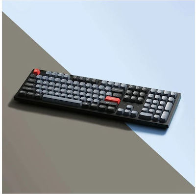 Keychron K10 Pro QMK/VIA Fără fir Gaming Tastatură Mecanică cu Keychron K Pro Red switch-uri și iluminare RGB (Engleză US) White LED (K10P-H1)