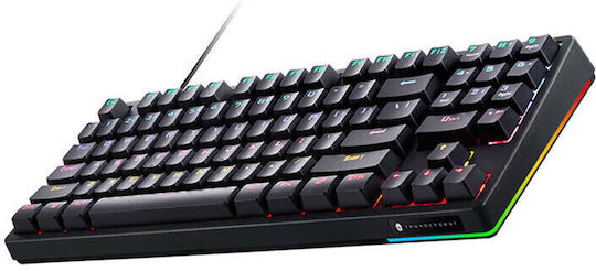 Thunderobot KG3089 Gaming Μηχανικό Πληκτρολόγιο Tenkeyless με Custom Blue διακόπτες και RGB φωτισμό (Αγγλικό US)