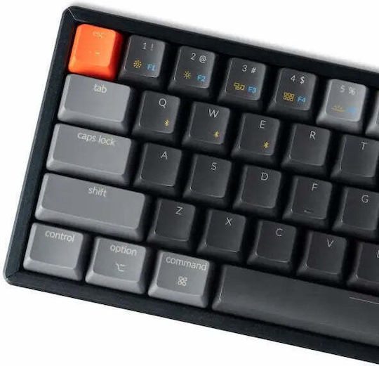 Keychron K12 Hot-Swappable K12-G3 Gaming Μηχανικό Πληκτρολόγιο 60% με Gateron Brown διακόπτες και Φωτιζόμενα πλήκτρα (Αγγλικό US)