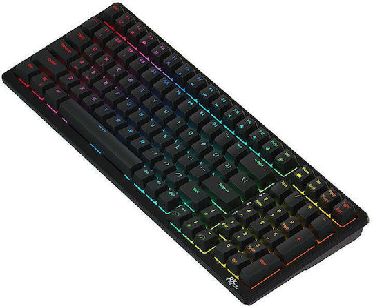Royal Kludge RK98 Wireless Gaming Mechanical Keyboard with Custom Red switches and RGB lighting (English US)