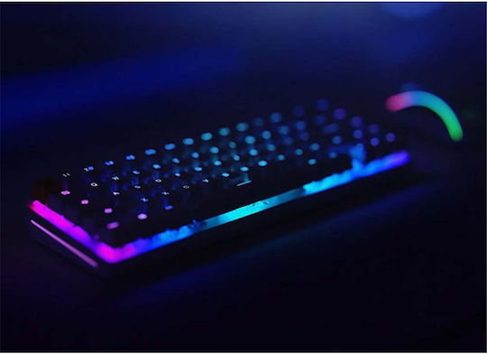 Glorious PC Gaming Race GMMK 2 Gaming Μηχανικό Πληκτρολόγιο 65% με Glorious Fox διακόπτες και RGB φωτισμό (Αγγλικό US) Ροζ