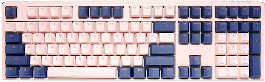 Ducky One 3 Fuji Gaming Mechanical Keyboard with Cherry MX Speed Silver switches and Illuminated keys (English US) Pink