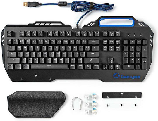 Nedis GKBD400BKUS Gaming Μηχανικό Πληκτρολόγιο με RGB φωτισμό (International English)