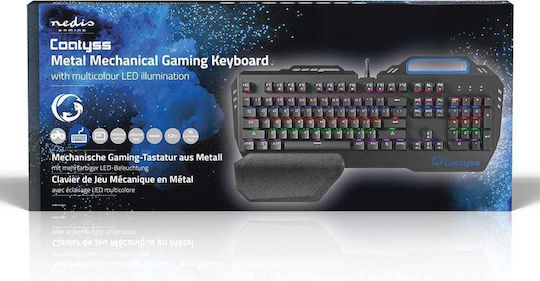 Nedis GKBD400BKUS Gaming Μηχανικό Πληκτρολόγιο με RGB φωτισμό (International English)