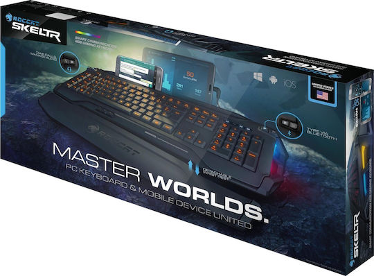 Roccat Skeltr Gaming Keyboard with Illuminated keys (English US)