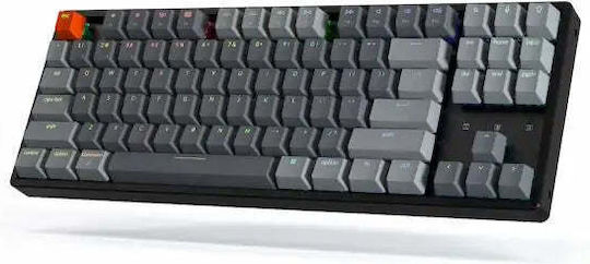 Keychron K8 Aluminum Gaming Mechanische Tastatur Tenkeyless mit Gateron Blau Schaltern und RGB-Beleuchtung (Englisch US)
