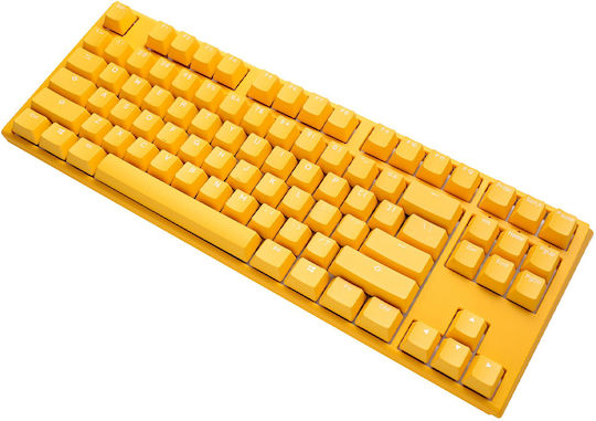Ducky One 3 Gaming Mechanische Tastatur mit Cherry MX Rot Schaltern und RGB-Beleuchtung (Englisch US) Gelb