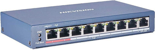 Hikvision DS-3E0109P-E/M(B) Unmanaged L2 PoE+ Switch with 9 Ethernet Ports