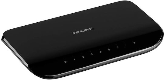 TP-LINK TL-SG1008D Unmanaged L2 Switch with 8 Gigabit (1Gbps) Ethernet Ports