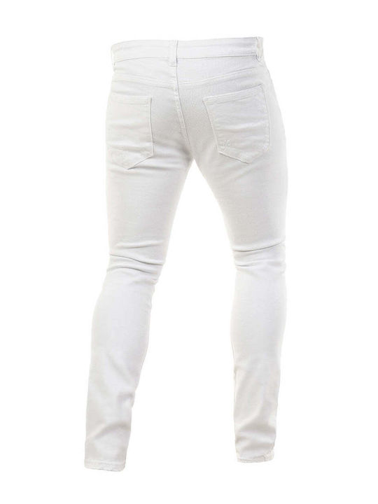 Max Tre Men's Jeans Pants White