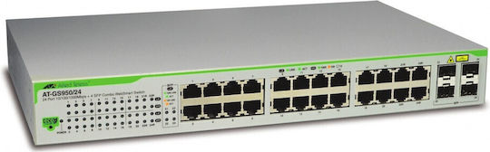 Allied Telesis 990-002388-50 Управление на L2 Switch с 24 Портове Гигабитови (1Gbps) Ethernet и 4 SFP Портове