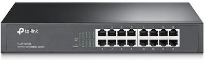 TP-LINK TL-SF1016DS v1 Negestionat L2 Switch cu 16 Porturi Ethernet