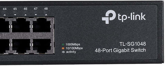 TP-LINK TL-SG1048 Unmanaged L2 Switch with 48 Ethernet Ports and 48 SFP Ports