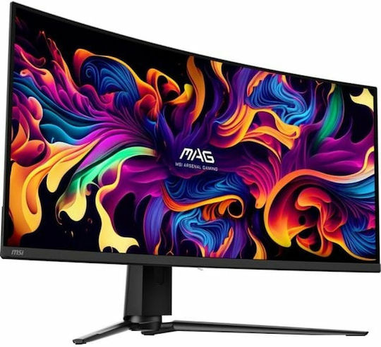 MSI Mag 341CQP QD-OLED Ultrawide QD-OLED HDR Gebogen Spiele-Monitor 34" QHD 3440x1440 175Hz mit Reaktionszeit 0.03ms GTG