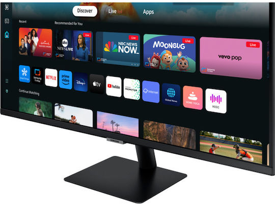 Samsung 27DM500 VA Smart Monitor 27" FHD 1920x1080 με Χρόνο Απόκρισης 4ms GTG