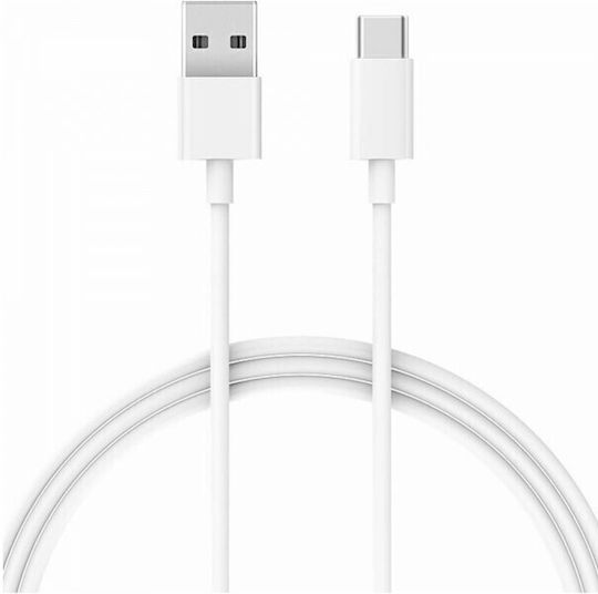 Xiaomi USB 2.0 Cable USB-C male - USB-A 18W White 1m (BHR4422GL) Bulk