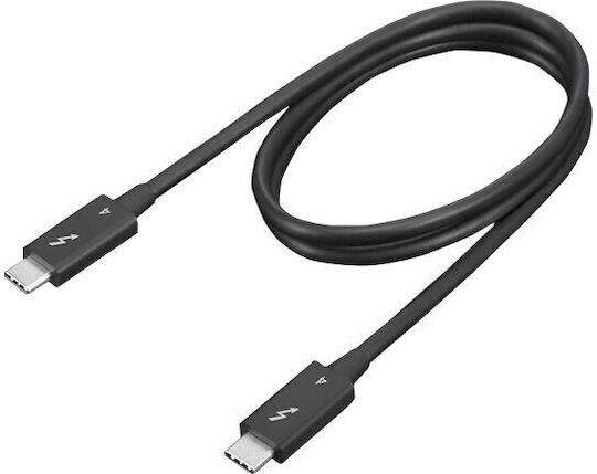 Lenovo USB 2.0 Cable USB-C Male - USB-C 60W PD Black 1m 4X90U90619